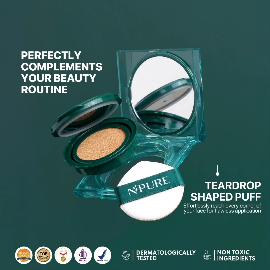 Npure Power Cushion Flawless Matte 13gr - Apricot