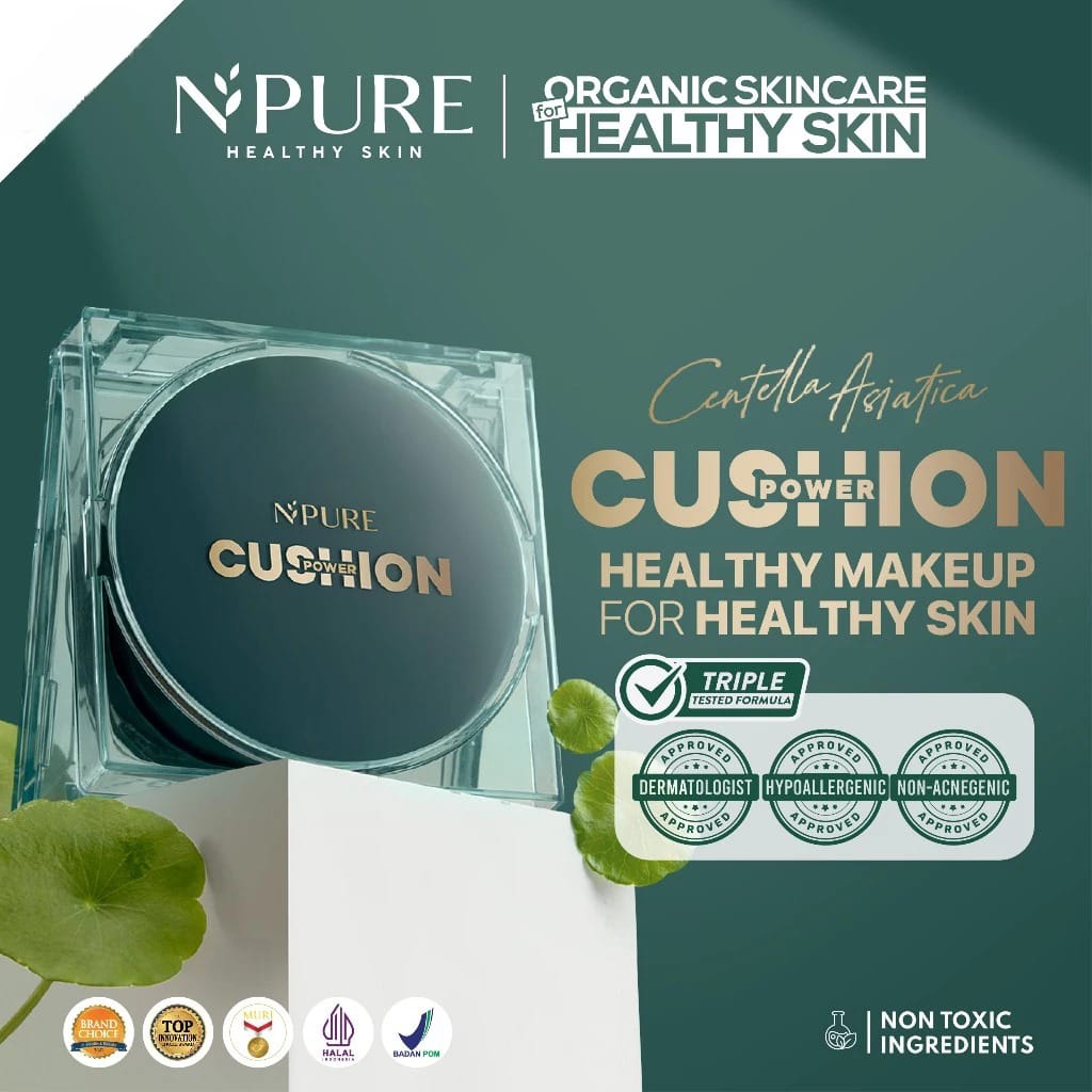 Npure Power Cushion Flawless Matte 13gr - Almond