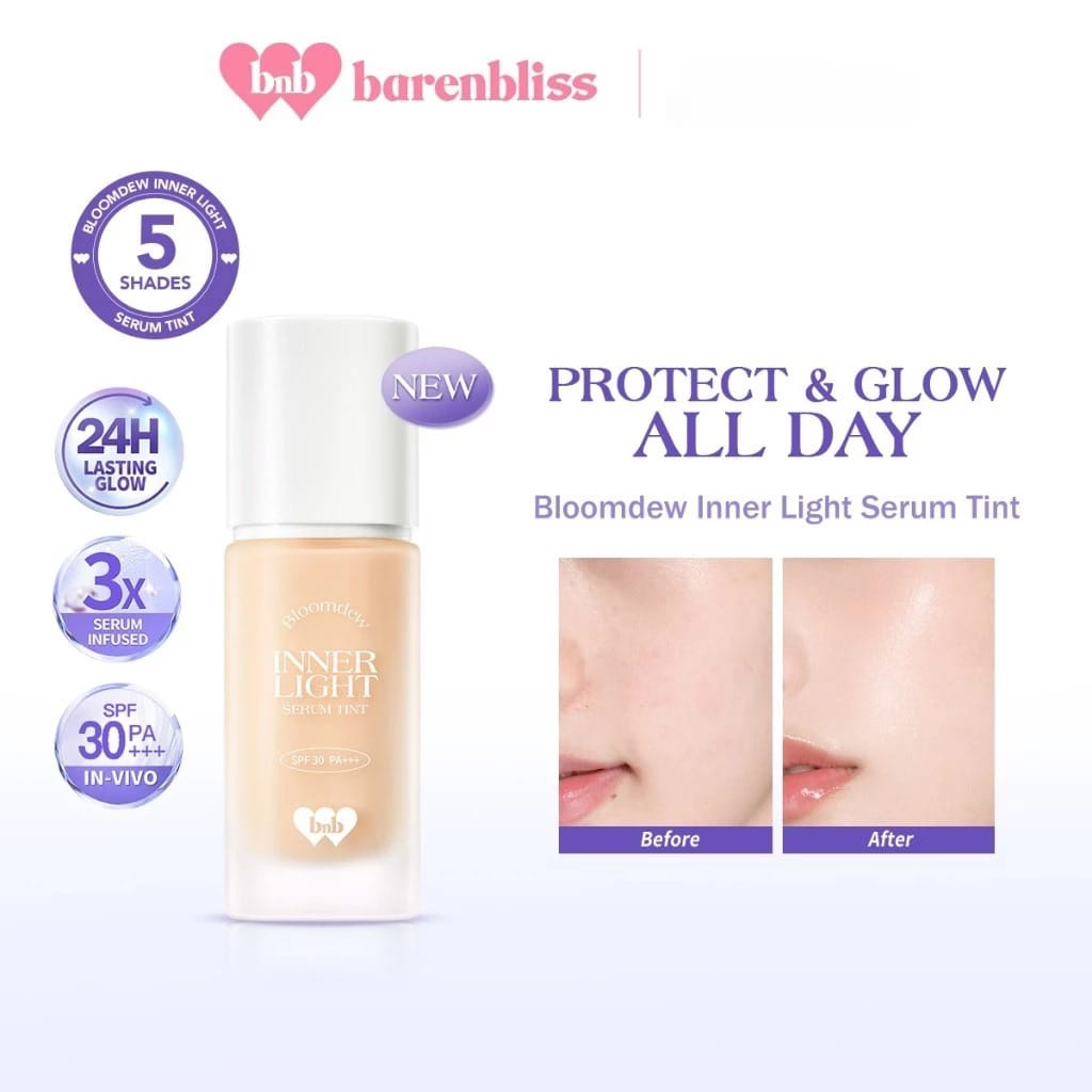 BNB Barenbliss Bloomdew Inner Light Serum Tint SPF30 PA+++ 30ml - MW1 Cosmos