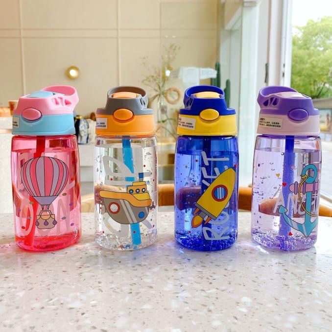 Botol Minum Warna Motif Transportasi 480ml