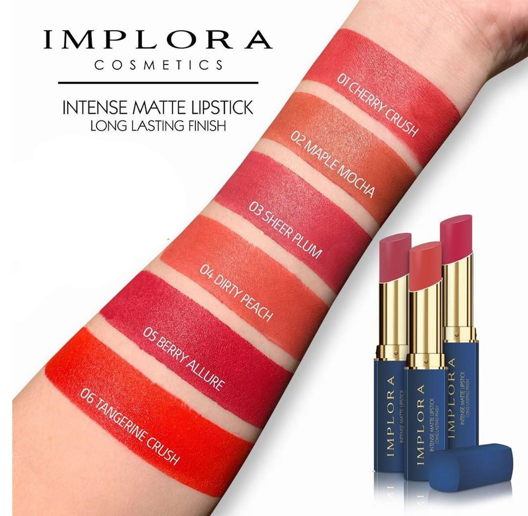 Implora Intense Matte Lipstick 3.5gr - 06 Tangerine Crush