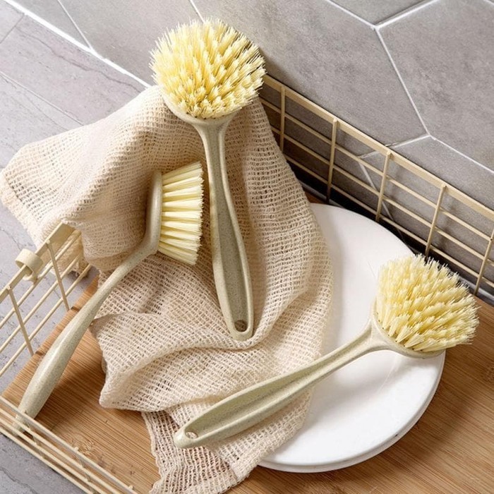 Sikat Dapur Mini dengan Gagang Tongkat (Sikat Kamar Mandi Wastafel Kitchen Sink)
