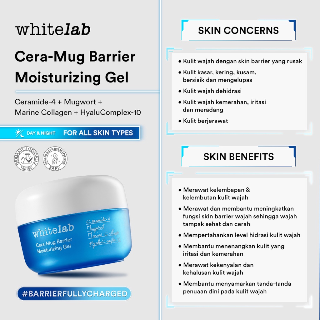 WHITELAB Cera-Mug Barrier Moisturizing Gel 20gr
