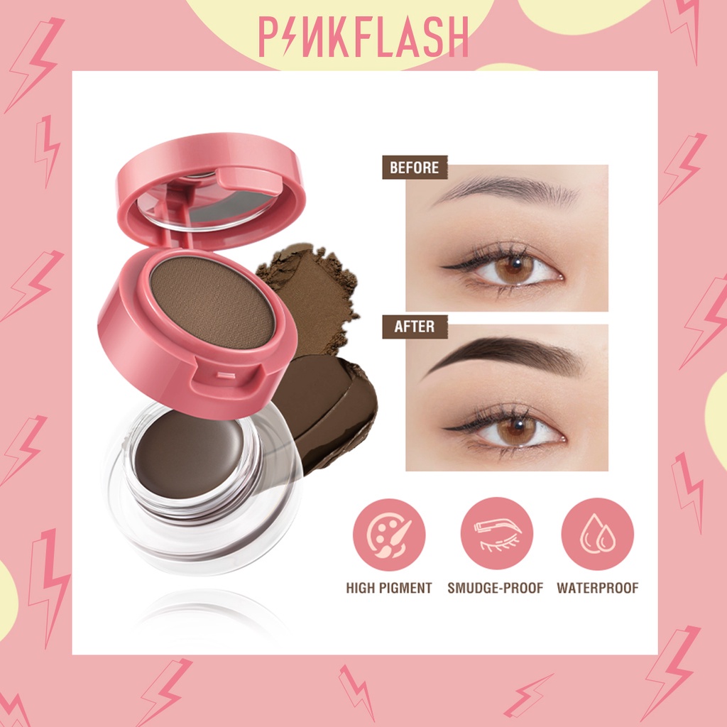 Pinkflash Duo Effect Eyebrow Kit PF-E22 #2 Medium Brown