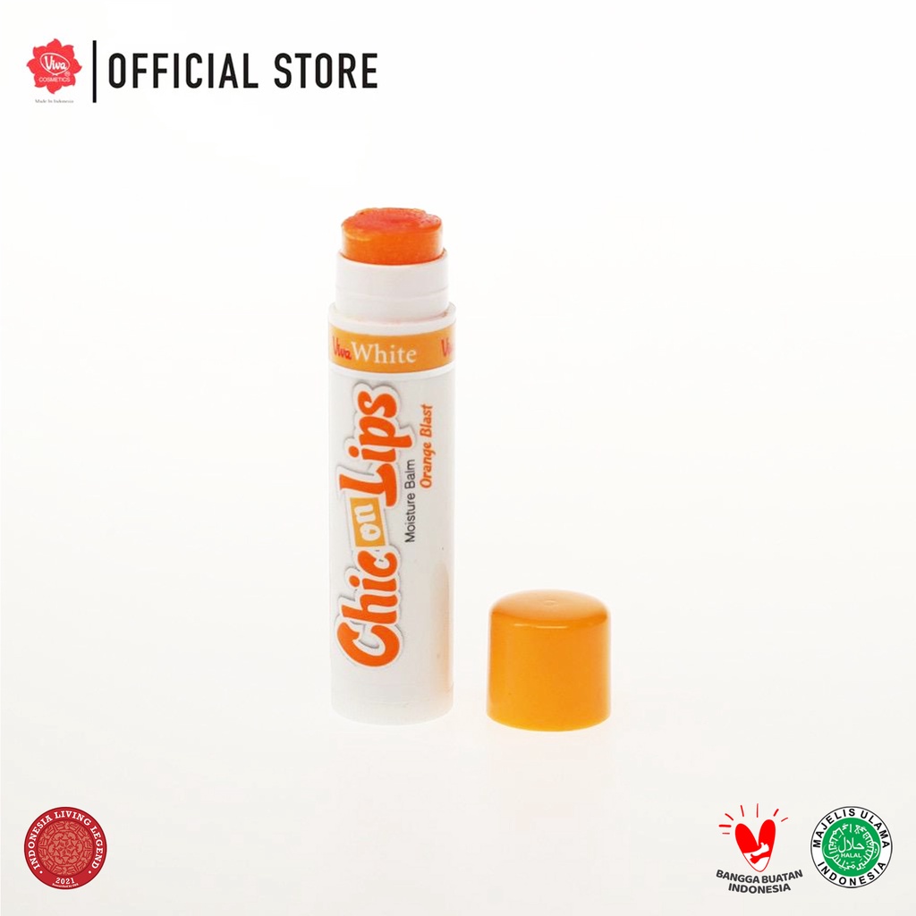 Viva White Chic On Lips Lip Balm 4.2gr - Orange Blast