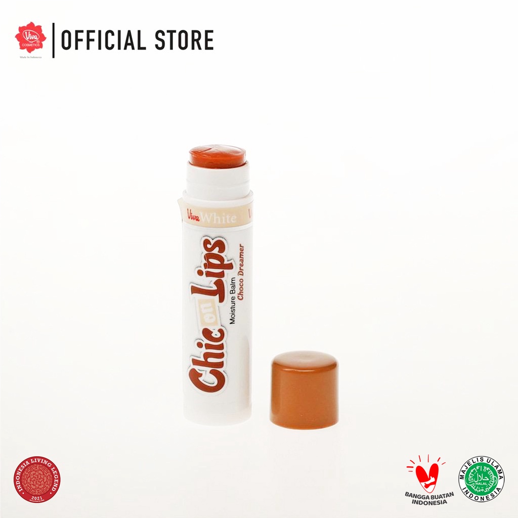 Viva White Chic On Lips Lip Balm 4.2gr - Choco Dreamer