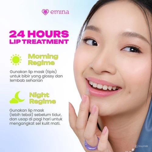 Emina Lip Mask 9gr - Milky Matcha (Hijau)