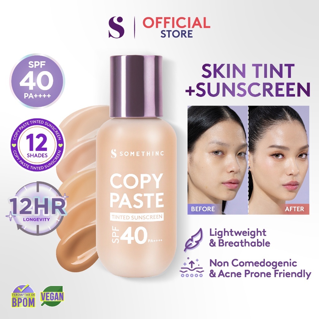 Somethinc Copy Paste Tinted Sunscreen SPF40 PA++++ 50ml - C01.5 Butter