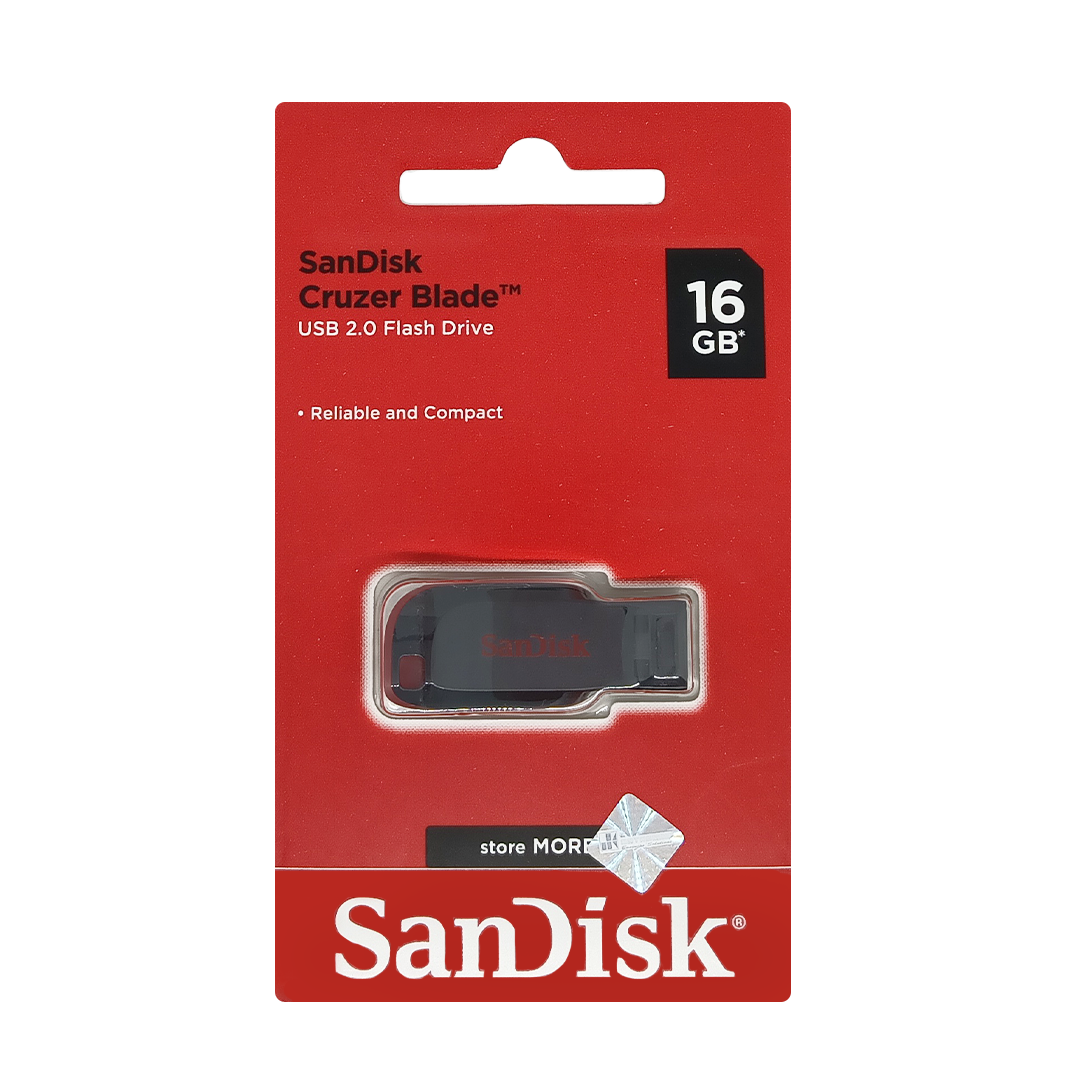 Sandisk Flashdisk 16GB USB 2.0 [CZ50] Original Garansi Resmi
