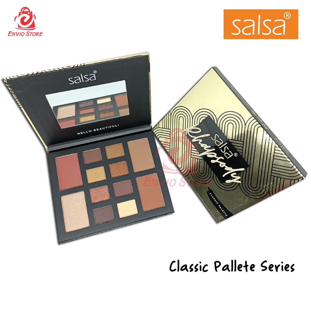 SALSA Rhapsody Pallette CLASSIC (Eyeshadow, Contour, Blush On, Highlighter)