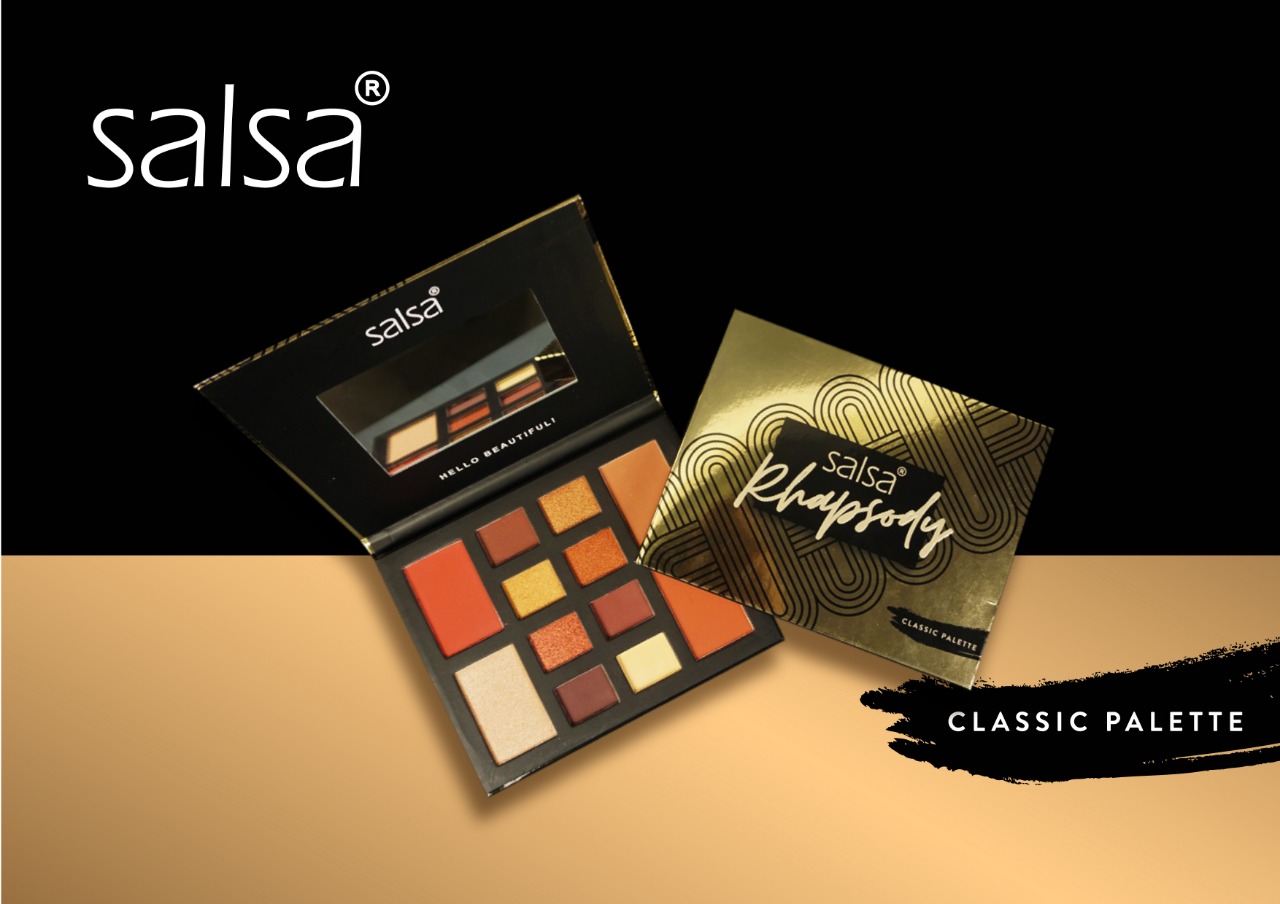 SALSA Rhapsody Pallette CLASSIC (Eyeshadow, Contour, Blush On, Highlighter)