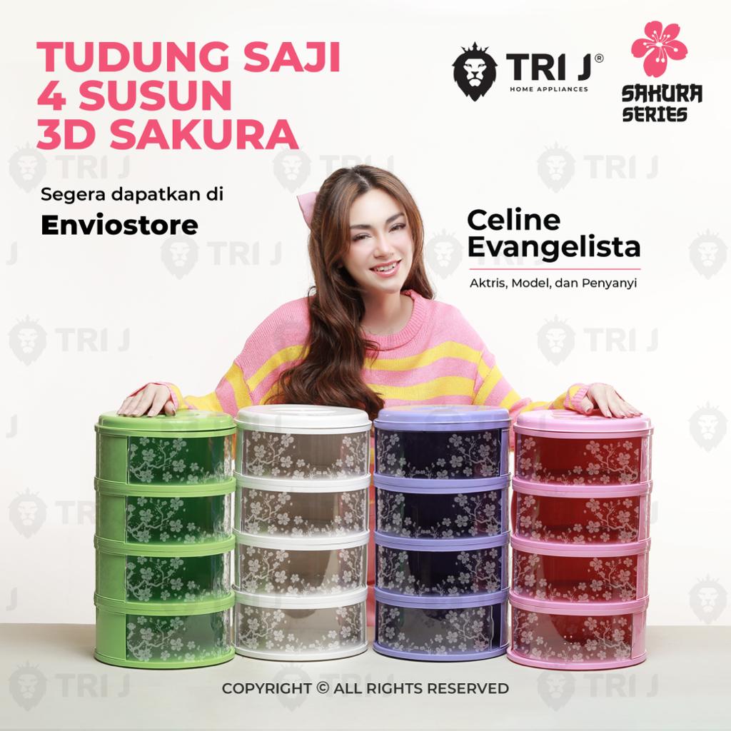 Food Storage 4 Susun - Tudung Saji Susun 4 Layer