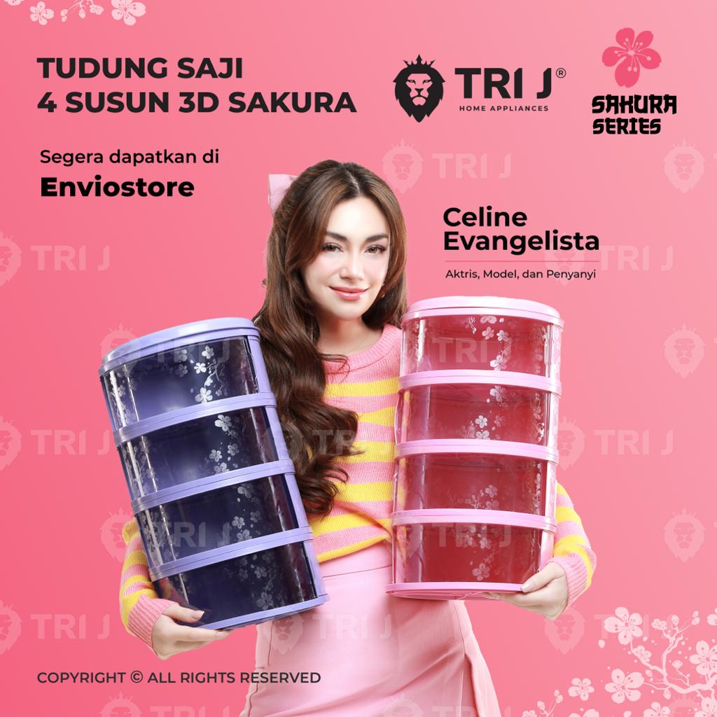 Food Storage 4 Susun - Tudung Saji Susun 4 Layer