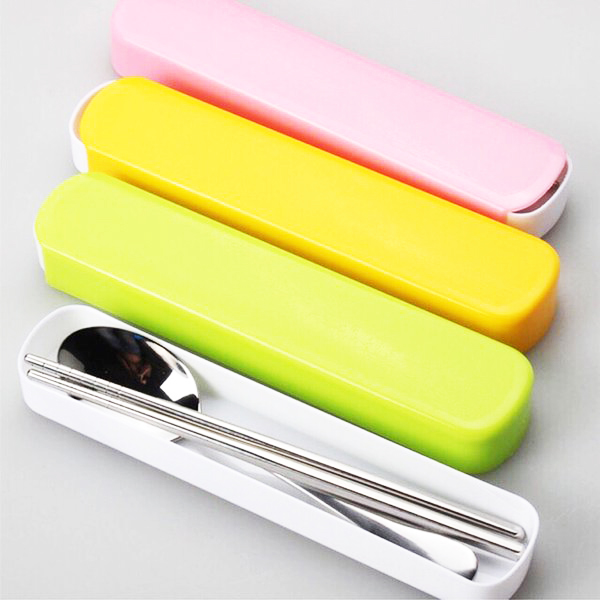 Sendok Travel Set Stainless Steel (Sendok, Garpu, Sumpit)