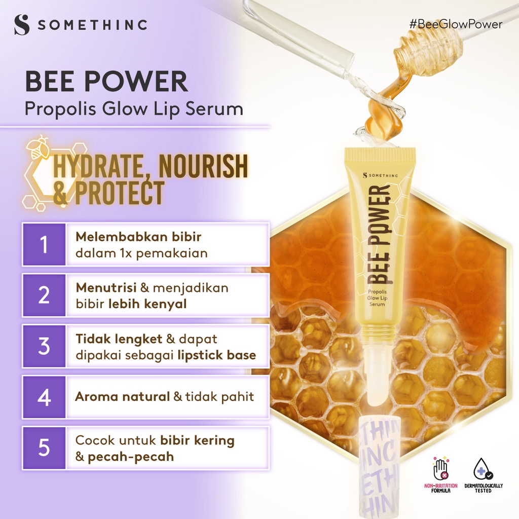 Somethinc Bee Power Propolis Glow Lip Serum 7gr