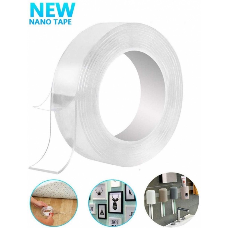 Nano Magic Tape 3Meter (Isolasi Bening Ajaib Double Tape)