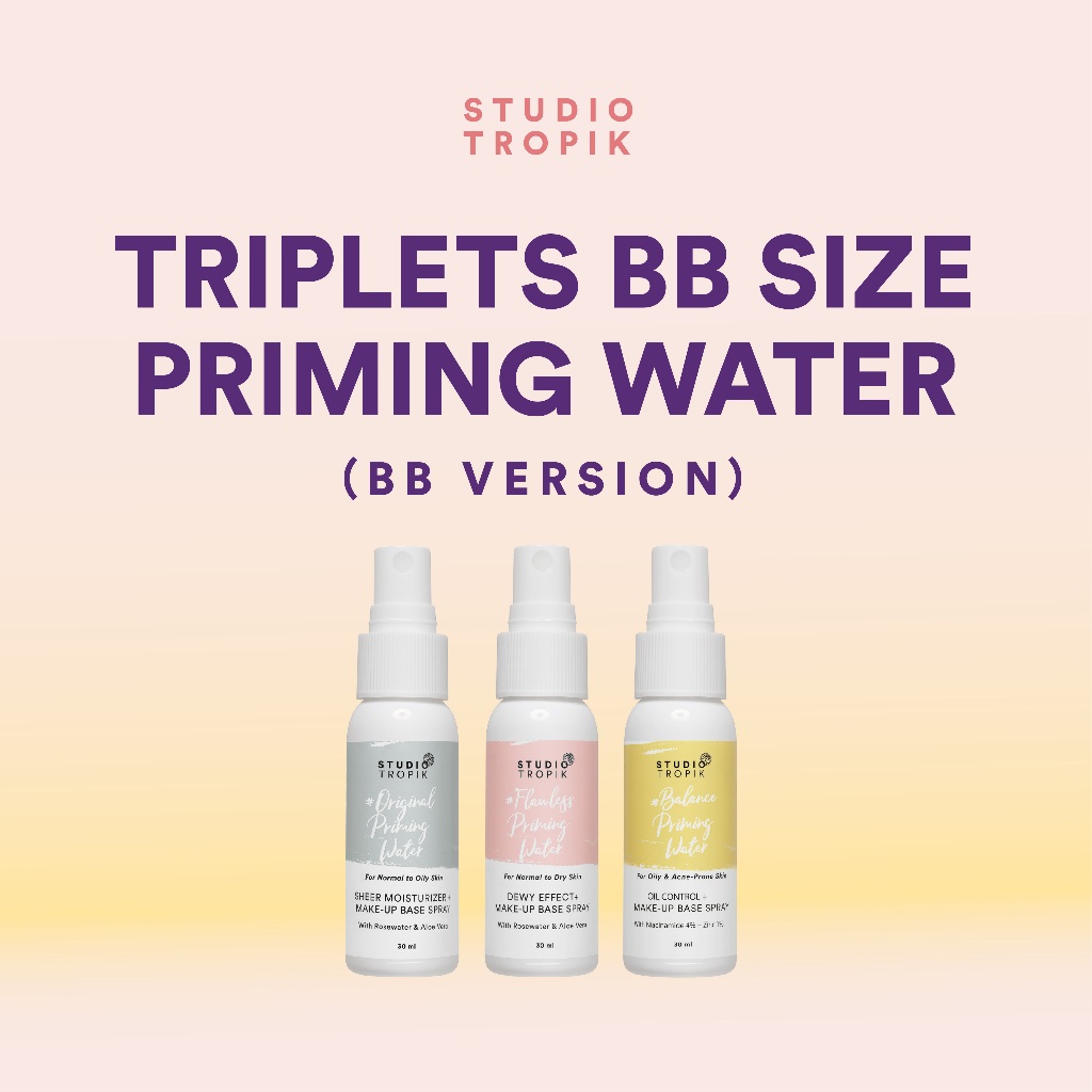 Studio Tropik Triplets Bb Size Priming Water 30ml - Balance