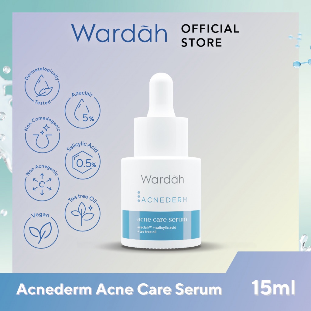 Wardah Acnederm Acne Care Serum 15ml Wardah Acnederm Acne Care Serum 15ml