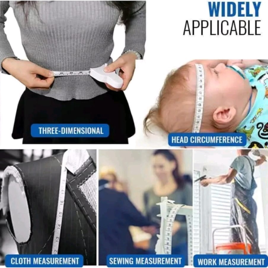 Meteran Badan Gulung Panjang 143cm 