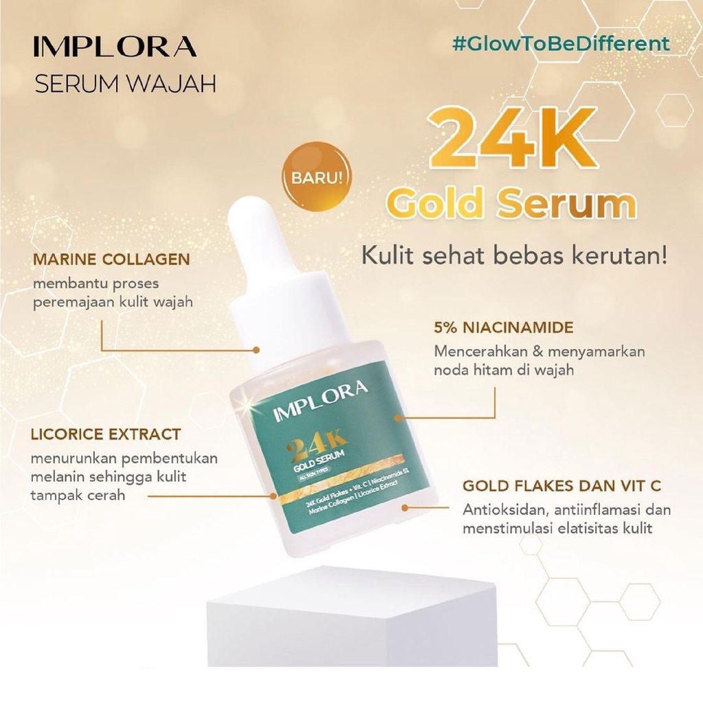 Implora 24K Gold Serum 20ml