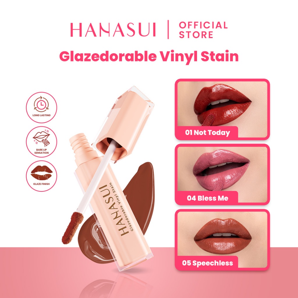 Hanasui Glazedorable Vinyl Stain 4gr - 05 Speechless