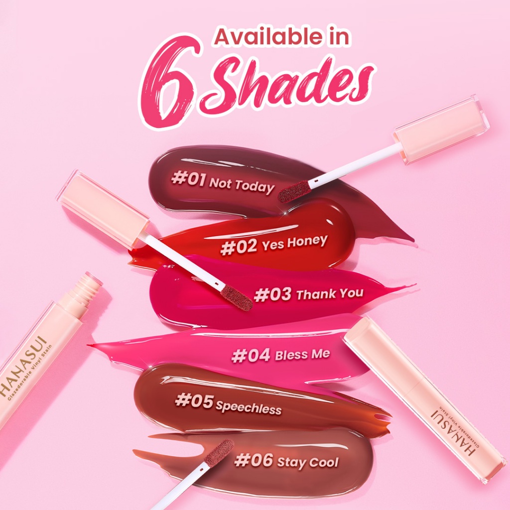 Hanasui Glazedorable Vinyl Stain 4gr - 06 Stay Cool